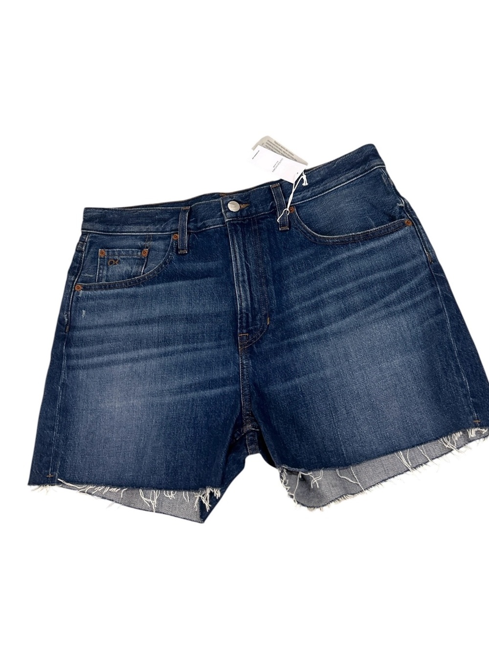 NWT Outerknown sea jeans beachcomber cut-offs Blue Denim Frayed Hem Shorts 29